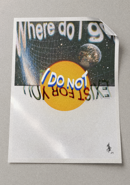 'Exist For You' Sticker Print